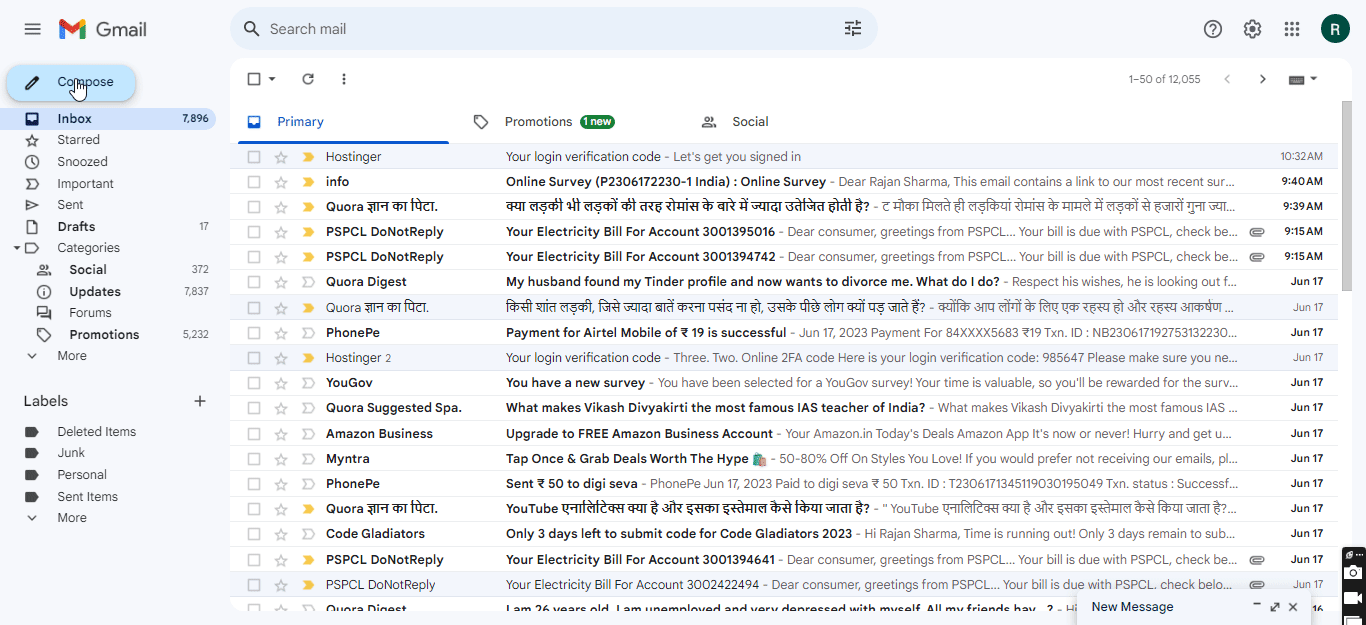 Gmail Help Me Write feature ..